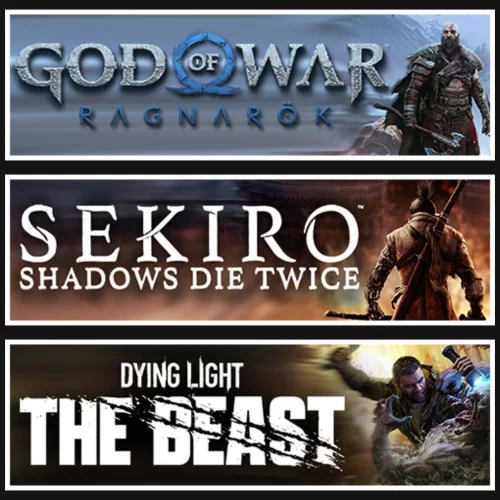 God Of War Ragnarök +Sekiro +The Beast
